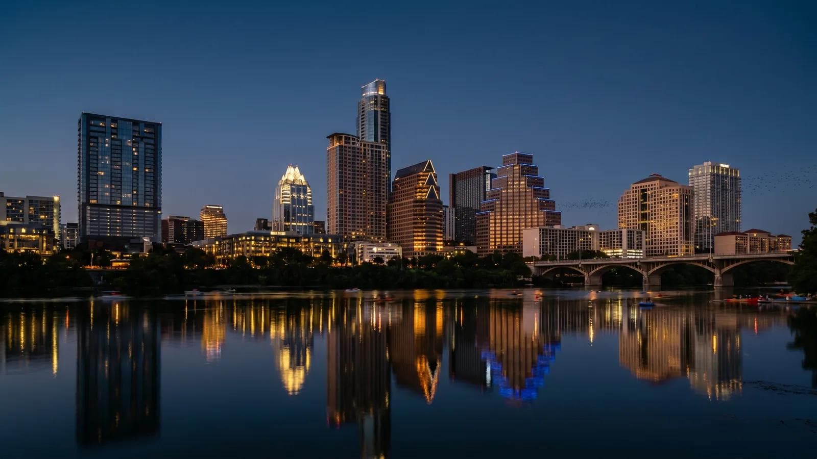 Austin Lady Bird Lake Dusk
